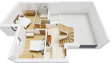 PLAN NIVEAU 0 - CHALET L'OREE - VALLOIRE LA RUAZ - VALLOIRE RESERVATIONS