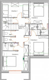 NIVEAU +1 - APPARTEMENT 01 TERRASSES DES CLOTS - LES CLOTS VALLOIRE