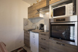 CUISINE - STUDIO LES BERGERS 64 - CLOS DES ETOILES VALLOIRE CENTRE