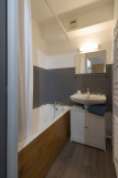 SALLE DE BAINS - STUDIO LES BERGERS 64 - CLOS DES ETOILES VALLOIRE CENTRE