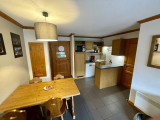 SEJOUR CUISINE - APPARTEMENT CHALETS DE LA VALLEE D'OR CAMPANULE N°301 - VALLOIRE LES CHARBONNIERES - VALLOIRE RESERVATIONS