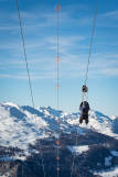Grande Tyrolienne - Activité sensation hiver - Valloire Réservations Bon plan