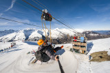 Grande Tyrolienne - Activité sensation hiver - Valloire Réservations Bon plan