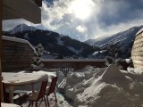 Vue hiver - Terrasse des Choseaux appartement C1 - Valloire - Séjour Ski