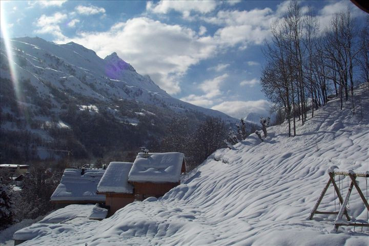 VUE HIVER - CHALET LES ANCOLIES APPARTEMENT MYOSOTIS - VALLOIRE LES CLOTS VUE HIVER - CHALET LES ANCOLIES APPARTEMENT MYOSOTIS - VALLOIRE LES CLOTS