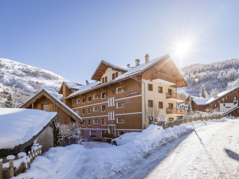 VUE 1 HIVER LES CHARDONNETS - VALLOIRE CENTRE - VALLOIRE RESERVATIONS