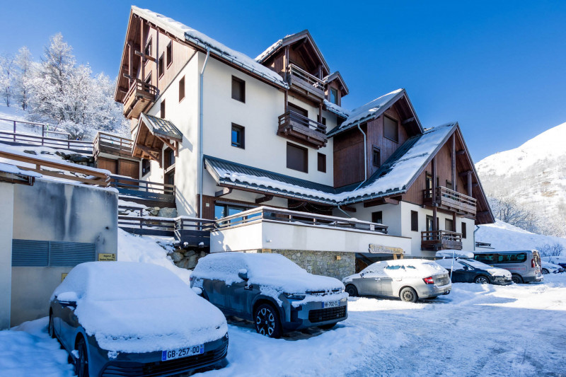 VUE 2 HIVER CHALET DU ROCHER - VALLOIRE CENTRE - VALLOIRE RESERVATIONS