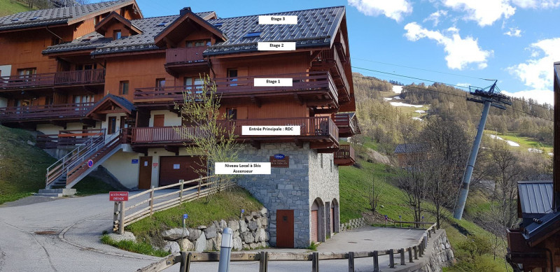 ACCES  DRYADES HAMEAU DE LA VALLÉE D'OR - VALLOIRE LES CHARBONNIÈRES - VALLOIRE RESERVATIONS