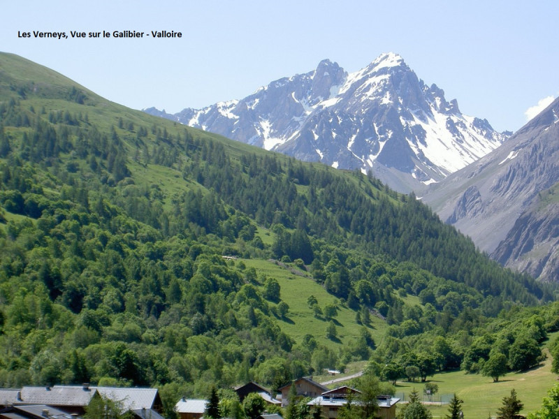 VUE SUR LE GALIBIER - SÉJOUR MONTAGNE -  LE THYMEL - VALLOIRE
