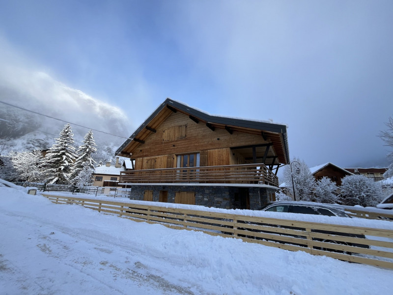 CHALET LES MARMOTTES - VUE HIVER -  VALLOIRE CENTRE