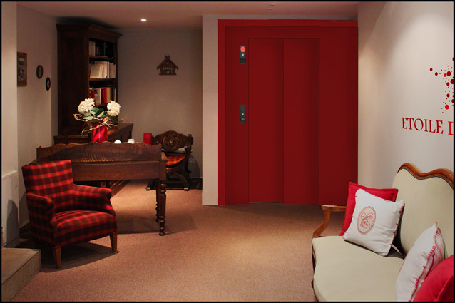 SALON ENTRÉE ASCENSEUR - LES ÉTOILES DES NEIGES - VALLOIRE SALON ENTRÉE ASCENSEUR - LES ÉTOILES DES NEIGES - VALLOIRE