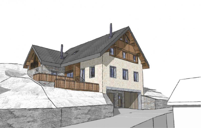 PERSPECTIVE 1 - VUE FACADE EST - TERRASSES DES CLOTS - VALLOIRE LES CLOTS - VALLOIRE RESERVATIONS PERSPECTIVE 1 - VUE FACADE EST - TERRASSES DES CLOTS - VALLOIRE LES CLOTS - VALLOIRE RESERVATIONS