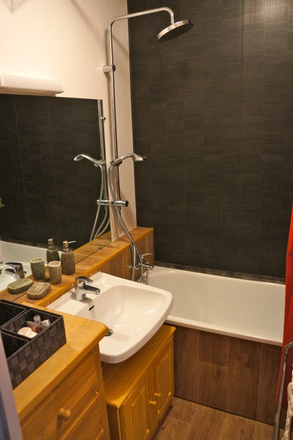SALLE DE BAINS - STUDIO CREY DU QUART N°59 - VALLOIRE CENTRE SALLE DE BAINS - STUDIO CREY DU QUART N°59 - VALLOIRE CENTRE