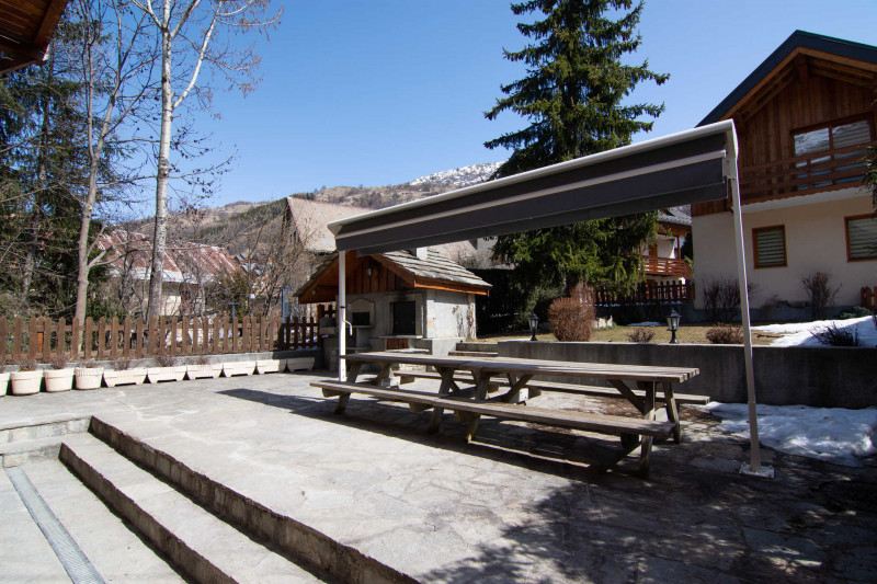TERRASSE EQUIPEE - CHALET NIGRITELLE 3 - VALLOIRE CENTRE TERRASSE EQUIPEE - CHALET NIGRITELLE 3 - VALLOIRE CENTRE