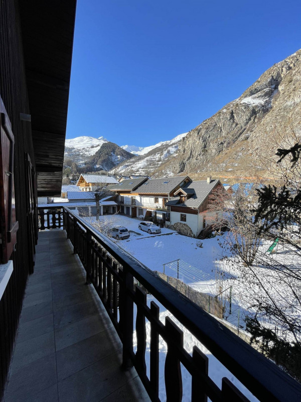 VUE BALCON - CHALET ANGE N°4 - VALLOIRE CENTRE VUE BALCON - CHALET ANGE N°4 - VALLOIRE CENTRE