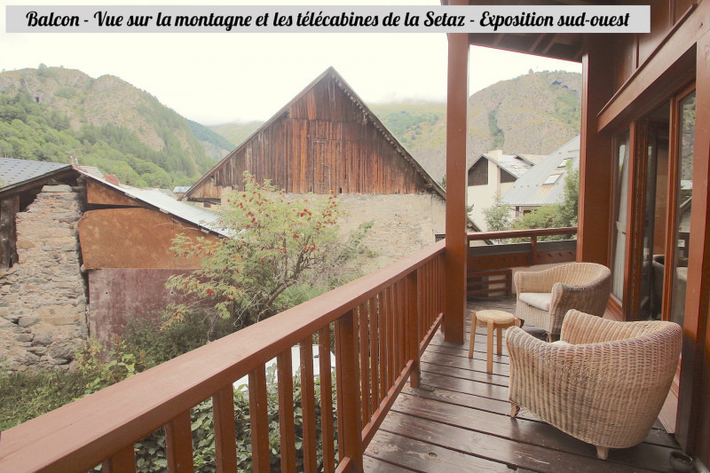 BALCON- CHALET REGAIN - VALLOIRE CENTRE BALCON- CHALET REGAIN - VALLOIRE CENTRE