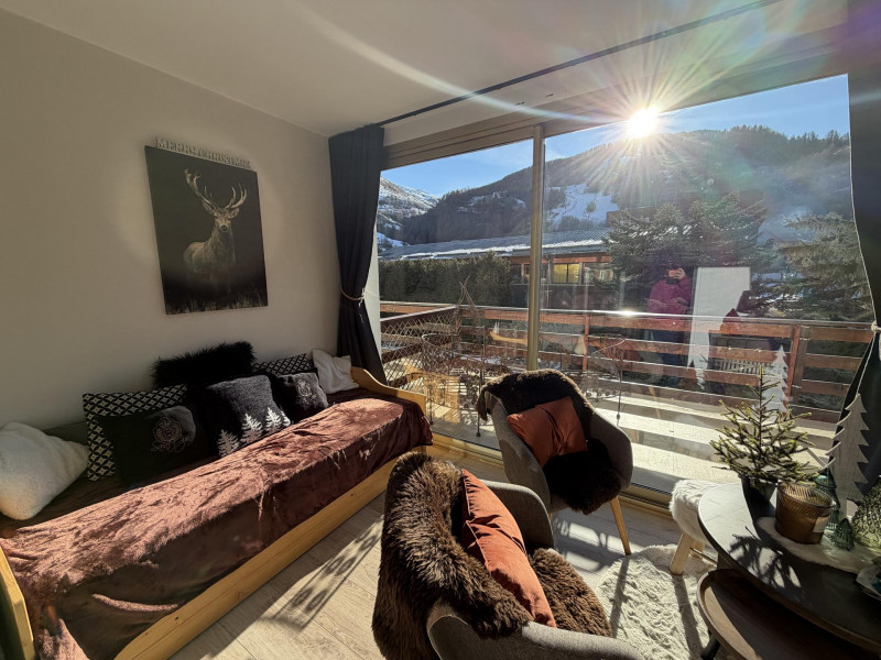 SEJOUR - APPARTEMENT RAPIN 34 - VALLOIRE CENTRE - VALLOIRE RESERVATIONS 