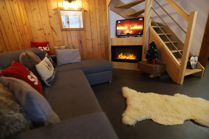 SALON - APPARTEMENT AUXSPORTS- VALLOIRE CENTRE - VALLOIRE RESERVATIONS