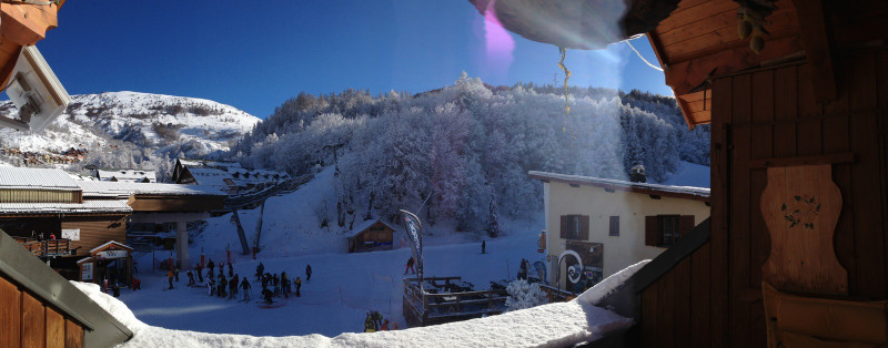 VUE BALCON - APPARTEMENT OREE DES PISTES N°2 - VALLOIRE CENTRE - VALLOIRE RESERVATIONS VUE BALCON - APPARTEMENT OREE DES PISTES N°2 - VALLOIRE CENTRE - VALLOIRE RESERVATIONS