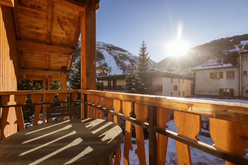 BALCON - LE CHALET GENTIANA N°4 - VALLOIRE CENTRE BALCON - LE CHALET GENTIANA N°4 - VALLOIRE CENTRE