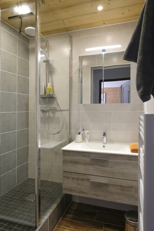 SALLE D'EAU - APPARTEMENT LES VALMONTS DAPHNE 12 - LES CHARBONNIERES VALLOIRE SALLE D'EAU - APPARTEMENT LES VALMONTS DAPHNE 12 - LES CHARBONNIERES VALLOIRE