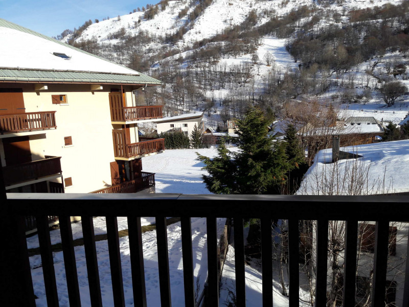 BALCON -  STUDIO THYMEL 19- VALLOIRE LES VERNEYS 