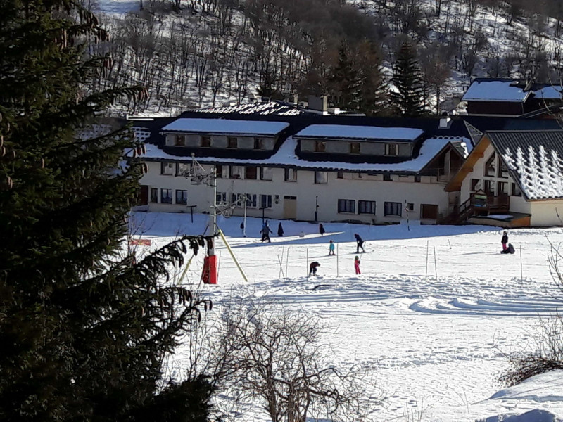 VUE HIVER -  STUDIO THYMEL 19- VALLOIRE LES VERNEYS 