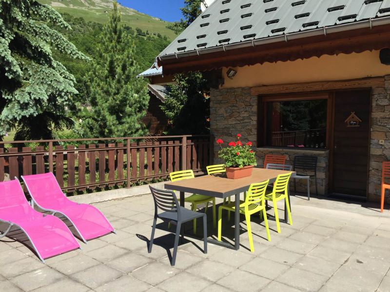 TERRASSE - APPARTEMENT LES FERMES DU PLANET 5 - VALLOIRE LES VERNEYS