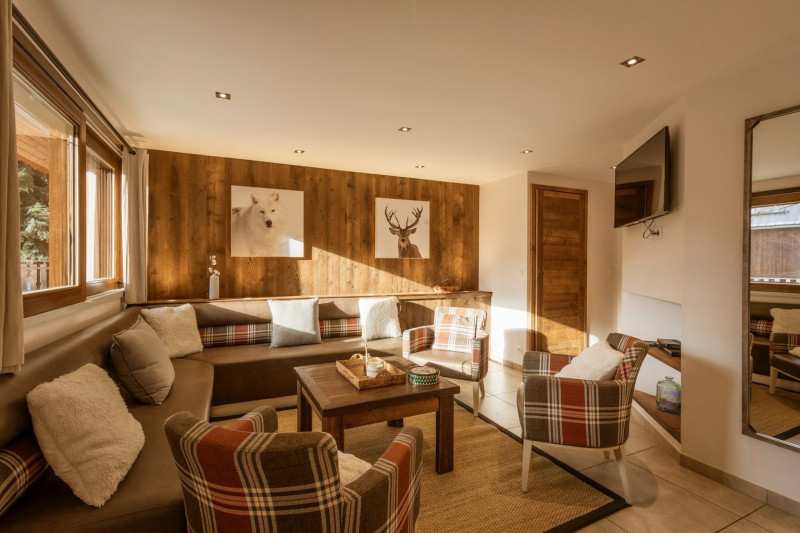 SALON - APPARTEMENT LES FERMES DU PLANET 6 - VALLOIRE LES VERNEYS - VALLOIRE RESERVATIONS