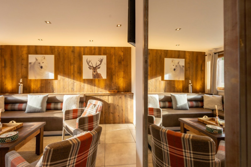 SALON - APPARTEMENT LES FERMES DU PLANET 6 - VALLOIRE LES VERNEYS - VALLOIRE RESERVATIONS