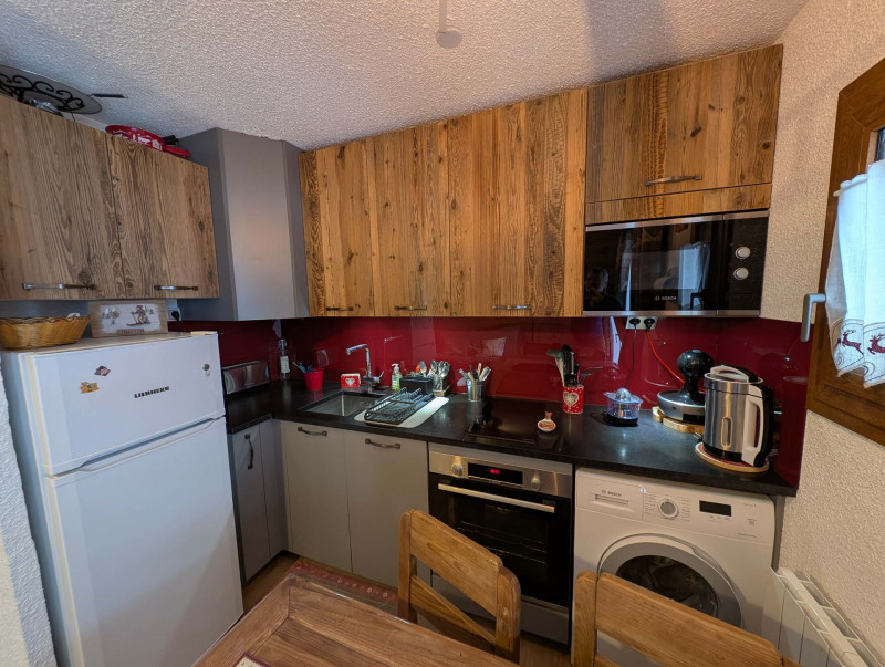 COIN CUISINE - STUDIO VERNEYS GALIBIER 2 - VALLOIRE LES VERNEYS