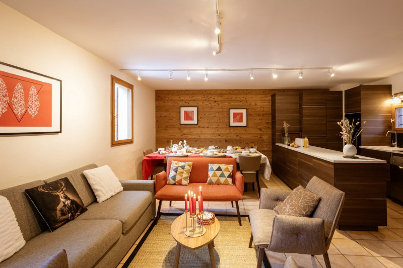 SALON - APPARTEMENT FERMES DU PLANET 4 - VALLOIRE LES VERNEYS - VALLOIRE RESERVATIONS