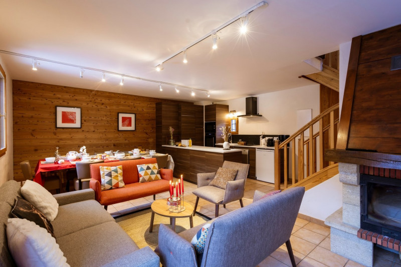 SALON - APPARTEMENT FERMES DU PLANET 4 - VALLOIRE LES VERNEYS