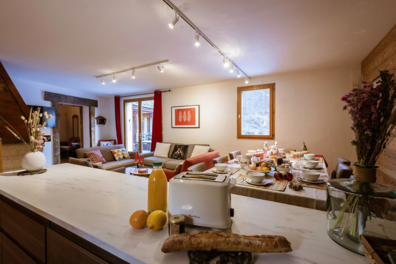 SALON - APPARTEMENT FERMES DU PLANET 4 - VALLOIRE LES VERNEYS