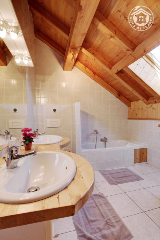 SALLE DE BAINS - CHALET EAU ROUGE - VALLOIRE LES VERNEYS SALLE DE BAINS - CHALET EAU ROUGE - VALLOIRE LES VERNEYS