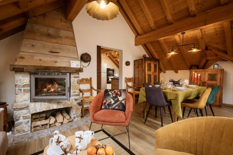 SALON - APPARTEMENT LES FERMES DU PLANET 1 - VALLOIRE LES VERNEYS