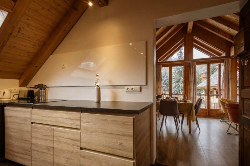 CUISINE - APPARTEMENT LES FERMES DU PLANET 1 - VALLOIRE LES VERNEYS