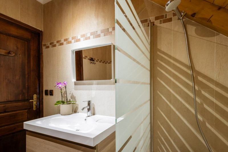 SALLE DE BAINS - APPARTEMENT LES FERMES DU PLANET 1 - VALLOIRE LES VERNEYS SALLE DE BAINS - APPARTEMENT LES FERMES DU PLANET 1 - VALLOIRE LES VERNEYS