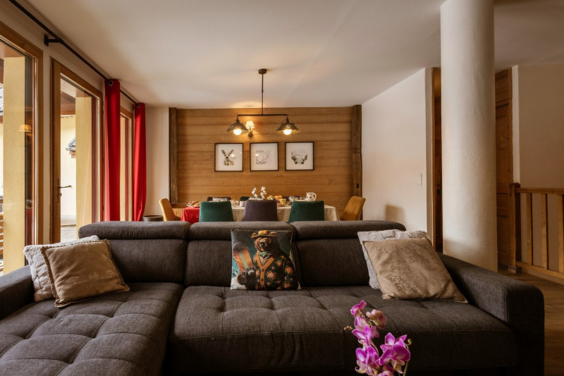 SALON - APPARTEMENT LES FERMES DU PLANET 2 - VALLOIRE LES VERNEYS - VALLOIRE RESERVATIONS