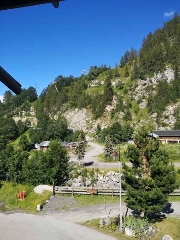 VUE ETE DU BALCON - APPARTEMENT PLAN SOLEIL D21 - VALLOIRE LA GRAND VY