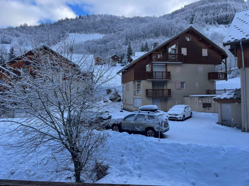 VUE BALCON - STUDIO DEMEURANCE 112 - VALLOIRE LES PLANS