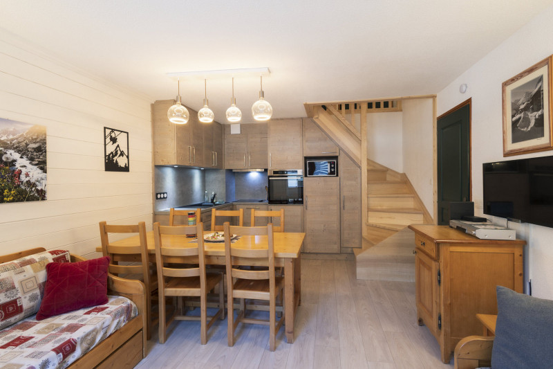 PIECE DE VIE- APPARTEMENT CHALETS DU GALIBIER G38 - VALLOIRE MOULIN BENJAMIN