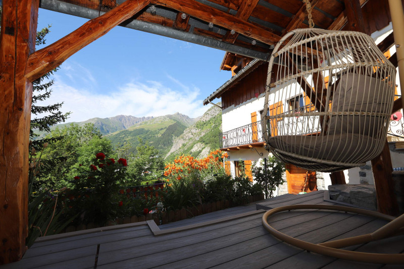 JARDIN ETE  - CHALET LES MYRTILLES - VALLOIRE LES CHOSEAUX