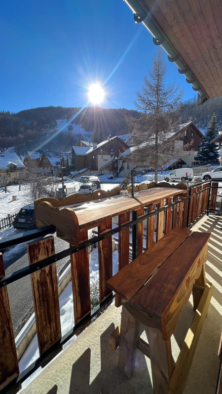BALCON- APPARTEMENT CHALET LA VITESSE - VALLOIRE CENTRE BALCON- APPARTEMENT CHALET LA VITESSE - VALLOIRE CENTRE