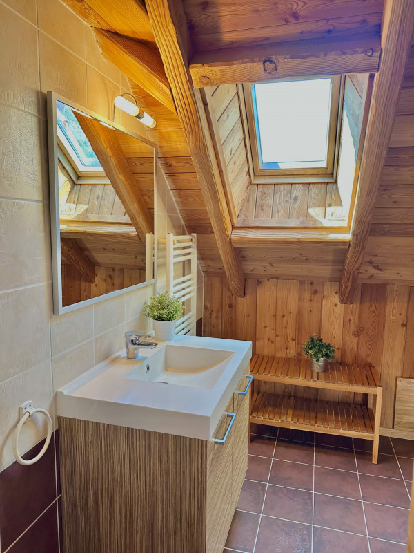 SALLE D'EAU - APPARTEMENT CHEZ JUSTE FERME DES MOULINS-VALLOIRE LES VERNEYS