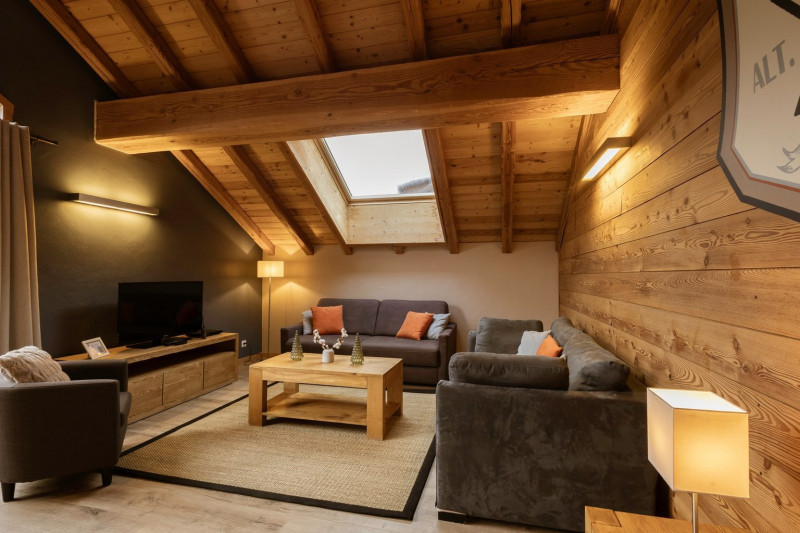 SEJOUR - APPARTEMENT ADRIEN 8 - VALLOIRE CENTRE - VALLOIRE RESERVATIONS