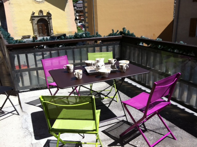 TERRASSE - APPARTEMENT ETOILE DES NEIGES 1 - VALLOIRE CENTRE TERRASSE - APPARTEMENT ETOILE DES NEIGES 1 - VALLOIRE CENTRE