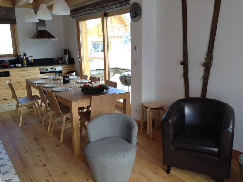 SALON - CHALET LA TANIERE - VALLOIRE LES CLOTS - VALLOIRE RESERVATIONS