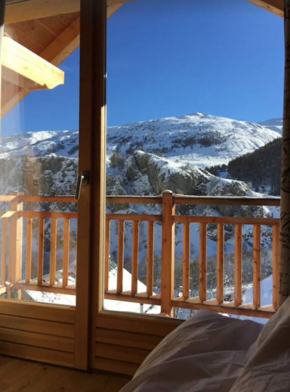VUE BALCON - CHALET LUNE DES ALPES - LES CLOTS VALLOIRE VUE BALCON - CHALET LUNE DES ALPES - LES CLOTS VALLOIRE