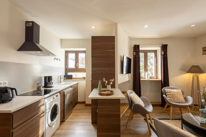 CUISINE - APPARTEMENT ETOILE DES NEIGES 6 - VALLOIRE CENTRE